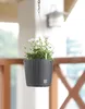 Vaso Prosperplast RATO ROUND L 25,6 cm appeso antracite Anteprima dell’immagine prodotto 3