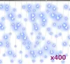vidaXL Světelná opona LED Icicle 10 m 400 LED Blue 8 funkcí Náhled obrázku produktu 1