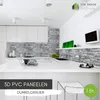 3D-Wandpaneele PVC | Schiefer Optik | Dunkelgrauer Produktbild-Vorschau 2