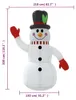 vidaXL Aufblasbarer Schneemann mit LEDs 300 cm Produktbild-Vorschau 8