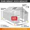 BRAST Gewächshaus Aluminium mit Fundament | 430x250x205cm | Produktbild-Vorschau 5