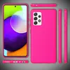 A neon pink phone case is displayed from multiple angles, showcasing its design and features. Anteprima dell’immagine prodotto
