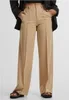 Urban Classics - Damen Wide Pleated Hose - UNIONBEIGE - W30 Produktbild-Vorschau 1