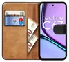 A book-style phone case for a Realme C67, showing cards and cash inside. Náhled obrázku produktu