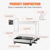 VEVOR scolapiatti 571 x 320 x 385 mm, scolapiatti a 2 Anteprima dell’immagine prodotto 6