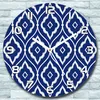 Wanduhr aus Glas Rund fi 30 Porzellan persisch Quarz Deko Produktbild-Vorschau 1
