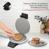 Cloer 1641S, 1 wafle/waflí, Kruh, Čierna, Biela, Kov, Náhľad obrázku produktu 7