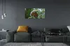 Glasbilder 140x70 Wandkunst Blumen bunter Schmetterling Produktbild-Vorschau 4