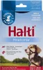 The image shows the packaging of a dog headcollar, with a picture of a dog wearing the product. Anteprima dell’immagine prodotto