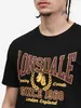 Lonsdale London T-Shirt Herren AYCLIFFE schwarz Streetwear Produktbild-Vorschau 6