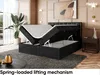 MEBLINI Boxspringbett mit Bettkasten - Gepolstert Produktbild-Vorschau 4