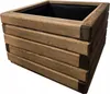 HolzGarden Drevený Kvetináč 40x30x40 cm Impregnovaný Farbe: Náhľad obrázku produktu 1