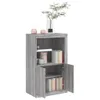 vidaXL Beistellschrank mit LED-Leuchten Grau Sonoma Produktbild-Vorschau 5