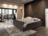Boxspringbett Bett HUGO -Variante D- 140x200cm Braun Produktbild-Vorschau 1