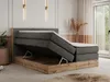 MKS MEBLE King Boxspringbett 180x200 mit Bettkasten Eiche, Produktbild-Vorschau 2