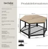 TecTake 404226, Konferenční stolek, Dřevo Náhled obrázku produktu 8