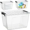 plast team Aufbewahrungsbox HOME BOX 15 Liter transparent Produktbild-Vorschau 5