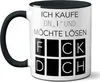 TassenKing Original - Tasse mit Spruch Ich kaufe ein I und Produktbild-Vorschau 3