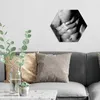 DEQORI Glasbild Echtglas 40x35 cm 'Schattenspiel' Wandbild Produktbild-Vorschau 2