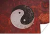 MuchoWow® Poster Wandmalerei von Yin und Yang in einem Produktbild-Vorschau 1