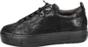 A side view of a black women's sneaker with a thick sole. Produktbild-Vorschau