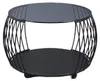 Couchtisch Shanghai 1 in schwarz - MDF/ Sicherheitsglas - Produktbild-Vorschau 3
