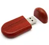 Sada: USB drevený ovál 2.0 16GB a drevený box, cherry Náhľad obrázku produktu 2