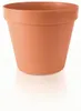 Runder Blumentopf aus Ton DGA15 Produktbild-Vorschau 1