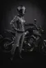 Black-Cafe London Shona II Damen Motorrad Lederjacke, M Produktbild-Vorschau 4