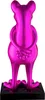 Gilde Skulptur, Frosch, "Frog", Kunstharz, Marmor, pink, VE Voir les images du produit 4