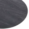 A close-up view of a dark gray wooden surface, likely a tabletop or seating surface, with visible wood grain. Podgląd zdjęcia produktu