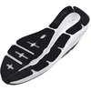 The underside of a black and white athletic shoe. Produktbild-Vorschau