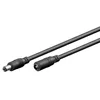 Goobay 71402 DC-verlengkabel, 2,5 mm, zwart, 10 meter - Productafbeelding-voorbeeld 1