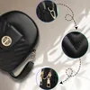 Borsa portacellulare in pelle nera, borsa a tracolla Anteprima dell’immagine prodotto 9
