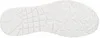 The image shows the sole of a white Skechers sports shoe. Produktbild-Vorschau