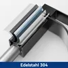 Wasserfall Waschtischarmatur, 304 Edelstahl Schwarz, Produktbild-Vorschau 8