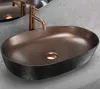 Rea Aufsatzwaschbecken Cleo 61 Oval Brush Copper Black Produktbild-Vorschau 1
