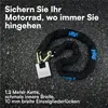 H&S Motorrad Schloss - Kette mit Schloß - Kettenschloss Produktbild-Vorschau 3