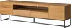 home24 Tv-Lowboard - Echtholzfurnier / Eisen - Breite 181 Produktbild-Vorschau 3