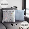 Trendation - Lustige Deko-Kissen mit Füllung 40x40 Geschenk Produktbild-Vorschau 2