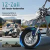 E-Motorroller M1P-blau 60V 2000W Motor 30AH 45km/h Bis zu Produktbild-Vorschau 5