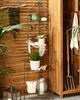 BELIANI Gartenregal in Eckform aus Metall 4 Ablageflächen Produktbild-Vorschau 2
