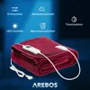 AREBOS Heizdecke elektrische Wärmedecke Kuscheldecke Produktbild-Vorschau 3