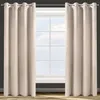 Design 91 Tenda pronta per gli occhielli 140x250 beige Anteprima dell’immagine prodotto 2