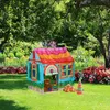 Relaxdays Spielzelt Landhaus-Design, HBT: 103 x 96 x 75 cm, Produktbild-Vorschau 2