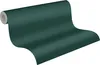 A roll of dark green wallpaper is shown against a white background, with the paper unrolling diagonally. Produktbild-Vorschau