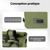 Wiltec Sacoche sac à dos étanche pour porte-bagages olive – Voir les images du produit 6