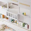 Hausbett mit Bücherregal, Dach, Lattenrost, Rausfallschutz, Produktbild-Vorschau 6