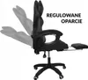 Fotel gamingowy KG104 z regulacją i masażem czarny Podgląd zdjęcia produktu 12