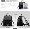 Rucksack Damen Klein Elegant Rücksack Taschen Damen Leder Produktbild-Vorschau 3
